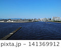 鳴尾橋から見た海辺の街並み（兵庫県西宮市） 141369912
