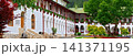panoramic view of nunnery Agapia 141371195