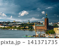 Stockholm City Hall and Riddarholmen Skyline Panoramic View Stockholm City Hall and Riddarholmen Skyline Panoramic View 141371735
