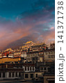Songzanlin Tibetan monastery at sunset sky, Shangri-La Songzanlin Tibetan monastery at sunset sky, Shangri-La 141371738