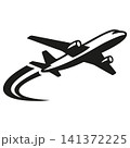 Airplane Takeoff Vector Logo Set 141372225