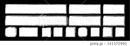 Grunge brush stroke square frames, rectangle borders Grunge brush stroke square frames, rectangle borders 141372993