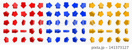Arrow icon set, up down line direction sign Arrow icon set, up down line direction sign 141373127