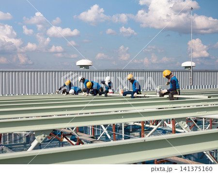 Construction Site Crew 141375160