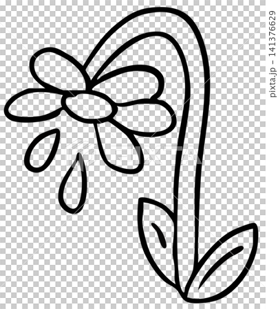Hand drawn withered flower leaf outline for kid colouring book, floral print, sticker, nature, garden, spring, summer vibes, dead plants, tree, blossom, home backyard, picnic, park, outdoors, house Hand drawn withered flower leaf outline for kid colouring book, floral print, sticker, nature, garden, spring, summer vibes, dead plants, tree, blossom, home backyard, picnic, park, outdoors, house 141376629