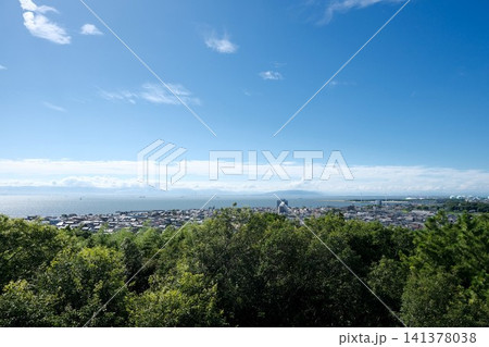 愛知県常滑市_大野城址から北西側風景4_2025年7月 141378038