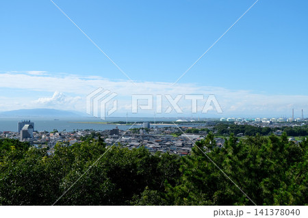 愛知県常滑市_大野城址から北西側風景6_2025年7月 141378040
