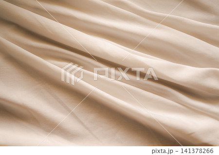 Cloth beige fabric texture woven background crumpled soft Pattern textile fabric silk natural fiber linen decor tablecloth material product eco drapery,wedding fashion presentation product cosmetic. Cloth beige fabric texture woven background crumpled soft Pattern textile fabric silk natural fiber linen decor tablecloth material product eco drapery,wedding fashion presentation product cosmetic. 141378266