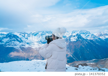 スイスのゴルナーグラードの美しい風景 141378352