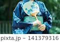 日本の夏・浴衣姿の日本人女性 141379316