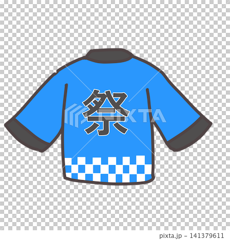 Blue festival happi coat Blue festival happi coat 141379611