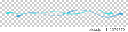 A relaxed analog line 7 in a light blue two-tone color scheme. A relaxed analog line 7 in a light blue two-tone color scheme. 141379770