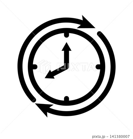 Clock icon design template Clock icon design template 141380007