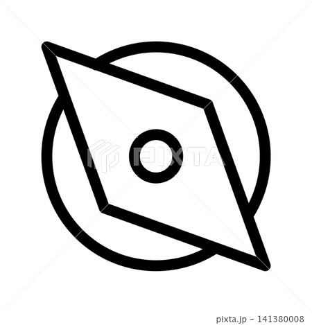 Compass icon design template 141380008