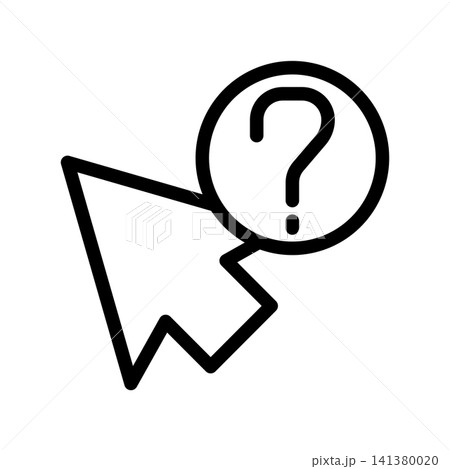 Cursor icon design template 141380020
