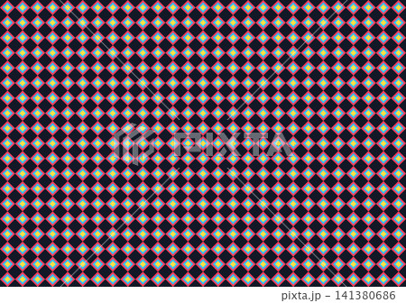 Vibrant Colorful Diamond Tile Seamless Background 141380686