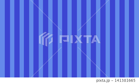 ストライプ素材模様_青色 141381665