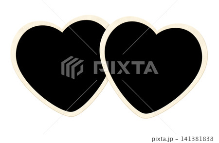Two heart-shaped photo frame. Pictures album grid for scrapbooking cherished romantic memories. Isolated on white. Vintage style love story mood board with a romantic heart-shaped photo frame grid Two heart-shaped photo frame. Pictures album grid for scrapbooking cherished romantic memories. Isolated on white. Vintage style love story mood board with a romantic heart-shaped photo frame grid 141381838