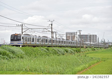 内房線　袖ケ浦－巌根　JR東日本　209系　C438編成（幕張） 141382357