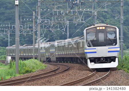 総武本線　物井－佐倉　JR東日本　E217系　Y-45編成（鎌倉） 141382480