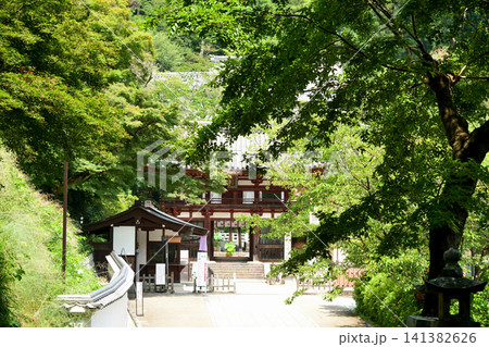 岡寺(山門) 【奈良県高市郡明日香村】 岡寺(山門) 【奈良県高市郡明日香村】 141382626