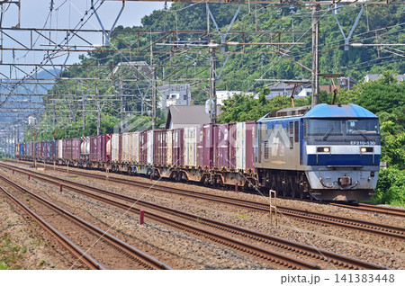 東海道本線 二宮-大磯 JR貨物 EF210-130(岡山) 東海道本線 二宮-大磯 JR貨物 EF210-130(岡山) 141383448