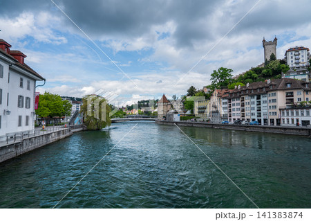 ルツェルンの美しい風景 141383874