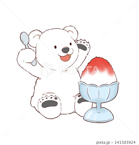 しろくまとかき氷 しろくまとかき氷 141383924