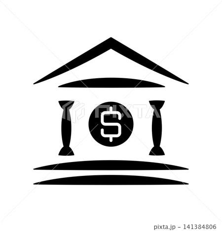 Bank icon design template Bank icon design template 141384806