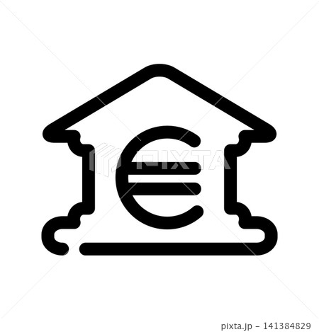 Bank icon design template 141384829