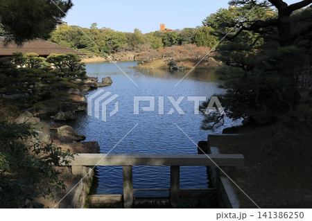 春色の栗林公園（2月下旬・南湖） 141386250