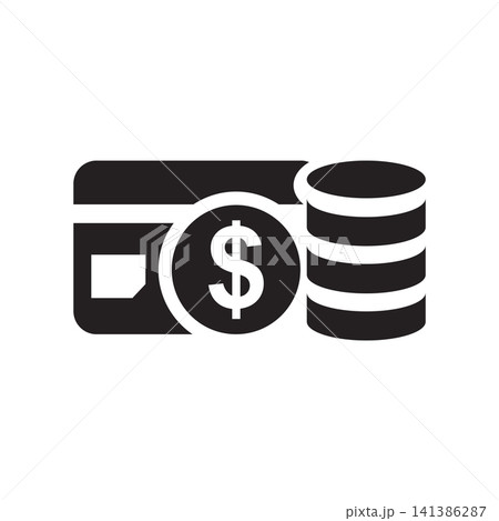Finance Icon Flat Vector. Clean and minimal graphic design. Finance Icon Flat Vector. Clean and minimal graphic design. 141386287