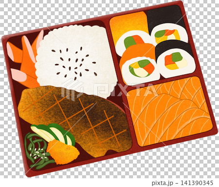 japanese bento box 141390345