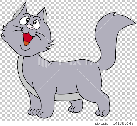 Hand-drawn animal illustration ☆ Cat Hand-drawn animal illustration ☆ Cat 141390545