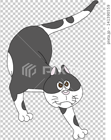 手書き動物イラスト☆ネコ 141390559