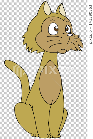 Hand-drawn animal illustration ☆ Cat Hand-drawn animal illustration ☆ Cat 141390563