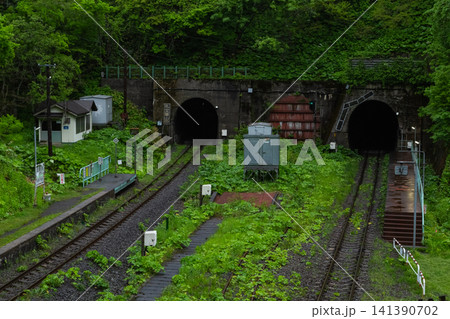 JR室蘭本線・小幌駅(北海道:2022年5月) JR室蘭本線・小幌駅(北海道:2022年5月) 141390702