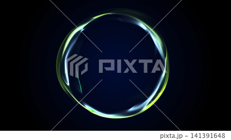 Luminous green and blue energy orb on dark background with sleek futuristic glow and minimal high tech aesthetic. Luminous green and blue energy orb on dark background with sleek futuristic glow and minimal high tech aesthetic. 141391648