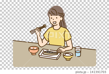 女性享用日本料理 女性享用日本料理 141391703