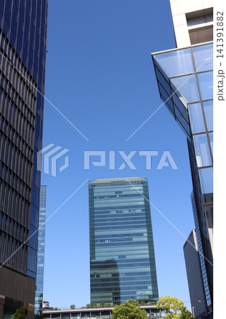 大阪市北区梅北グランフロント大阪の町並み風景 141391882