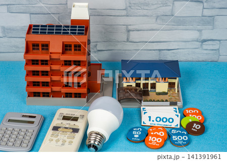 マンションと戸建ての電気代を比較して考える マンションと戸建ての電気代を比較して考える 141391961