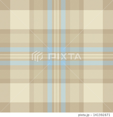 Ribbon check texture tartan, gorgeous pattern plaid vector. Creative fabric background seamless textile in light and pastel colors. 141392871