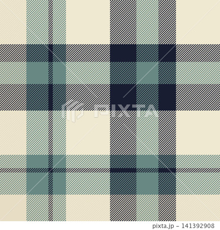 Tape seamless tartan check, mexico plaid vector fabric. Towel pattern textile background texture in light and pastel colors. 141392908