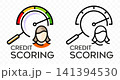 Credit scoring, finance, assessment and risk, graphic design. financial, rating, evaluation and analysis, vector design and illustration 141394530