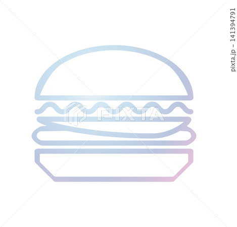 Burger icon design template Burger icon design template 141394791