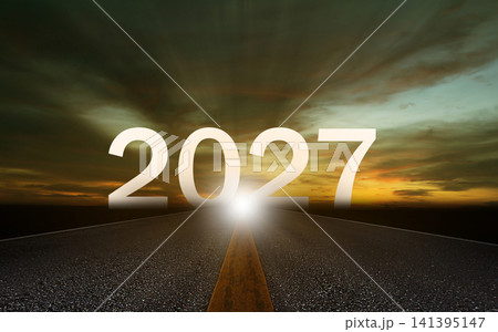 2027 new year concept 2027 new year concept 141395147