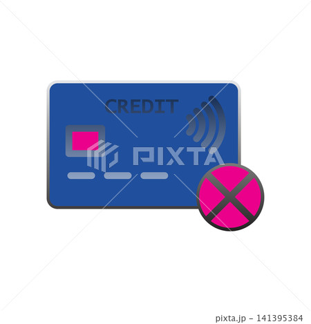 Credit Card icon design template Credit Card icon design template 141395384