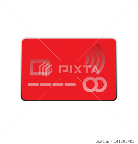 Credit Card icon design template 141395403