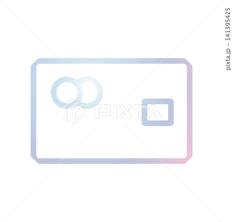 Credit Card icon design template 141395425