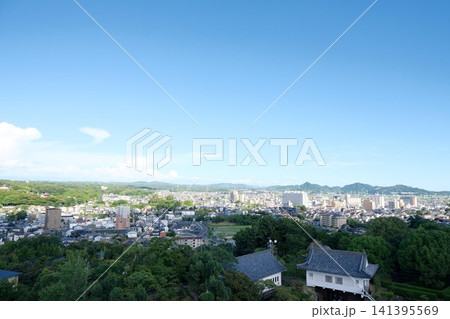 愛知県犬山市_犬山城から南東側風景1_2025年7月 愛知県犬山市_犬山城から南東側風景1_2025年7月 141395569